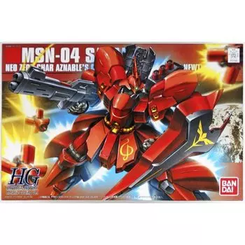 BANDAI SPIRITS HGUC Мобильный костюм Гандам Контратака Сазаби Металлическое покрытие Масштаб Пластиковая модель Версия персонажа. 1/144 с цветовой кодировкой