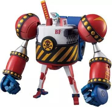 BANDAI SPIRITS Лучшая коллекция мехов ONE PIECE General Franky Пластиковая модель с цветовой кодировкой