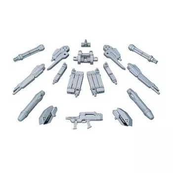 BANDAI SPIRITS Option Parts Set Gunpla 07 (Powered Arms Powerder) Color-coded Plastic Model
