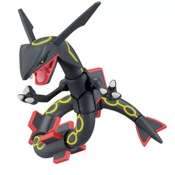 BANDAI SPIRITS Пластиковая модель Pokemon Select Series из коллекции, черная цветная пластиковая модель Rayquaza