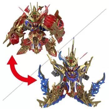 BANDAI SPIRITS SDW HEROES Гоку Импульс Гандам Набор DX Пластиковая Модель Предварительно Окрашенная