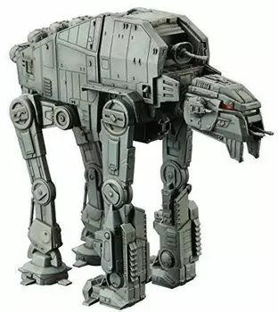 BANDAI SPIRITS Star Wars Модель транспортного средства 012 Пластиковая модель AT-M6 с цветовой кодировкой серый