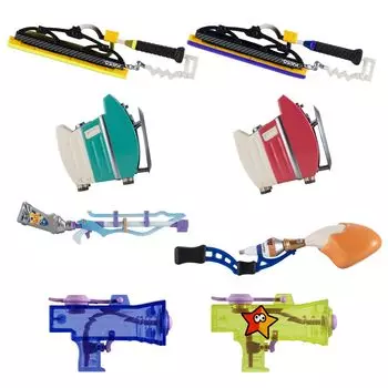 BANDAI Splatoon 3 Коллекция Буки 2 (8 шт.) Игрушка-конфетаЖевательная резинка (Взвод 3)