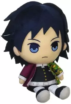 БАНДАИ Убийца Демонов: Плюшевая игрушка Kimetsu no Yaiba Giyu Tomioka Chibi 4589945614580