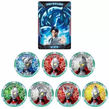 [Bandai] Ultraman DX Ultra Access Card & Ultra Medal SP Ultraman Zero & 6 Brothers Set