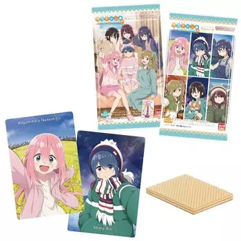 BANDAI Yuru SEASON3 Вафли Конфеты Лагерь (20 штук) игрушки/вафли (выпечка сладостей) (Лагерь Юру)