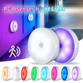 BANDIAN LED Smart Human Body Sensor Night Lights Аварийное автоматическое освещение USB зарядка Беспроводная магнитная присоска LED Lights