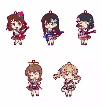 BanG Girls band Nendoroid Plus Trading Rubber Strap Box из 5 штук Мечта! вечеринка! Попсовая вечеринка