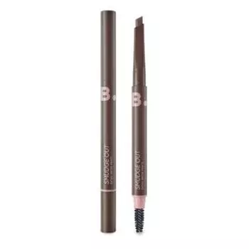 Банила Ко. Карандаш для бровей Smudge Out Detail 0,3 г, 1 шт., 01 Deep Brown