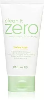 Банила Ко. Clean It Zero Pore Очищающая очищающая крем-пенка для увлажнения кожи и уменьшения пор TU прозрачный