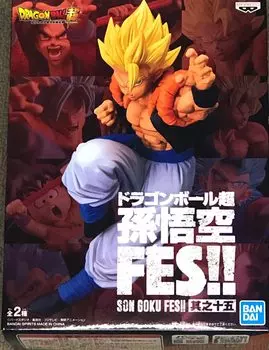 BANPRESTO Dragon Ball Super Son Goku FES Часть 15 [2. Супер Сайян Гогета] (один предмет)