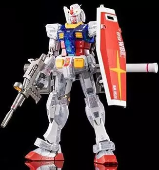 Banpresto Ichiban Kuji Collaboration Mobile Suit Gundam Gunpla B Prize MG1/100 RX-78-2 Gundam Ver.3.0 Solid Clear/Reverse