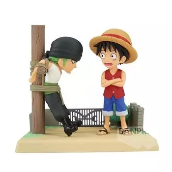 banpresto one piece log история Monkey D. Луффи и Ророноа Зоро Bandai Spirits World коллекционные фигурки