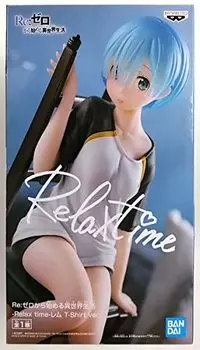 Банпресто Ре: Жизнь в другом мире с нуля — футболка Relax time-Rem, версия. (Приз)