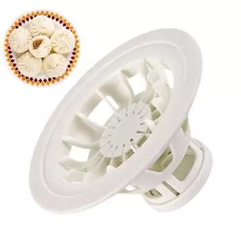 Bao Buns Maker Пищевая пельменная машина Baozi Mold 7.1in Кухонные гаджеты Кондитерские изделия Форма для паровых булочек Инструмент для приготовления паровых булочек белый