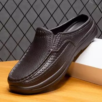 Baotou casual slippers lazy one pedal cool slippers light non-slip beach slippers large size platform sandals 39
