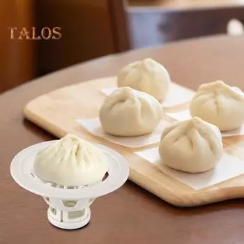Baozi Maker Пластиковая форма для пельменей Baozi, пищевой инструмент для приготовления булочек, антипригарный пресс для фаршированных булочек на пару, форма для выпечки пирогов своими руками для китайских баоцзы чёрный