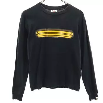 BAPE made in Japan Long sleeve double-sided printing T-shirt S Ron T Men s Used