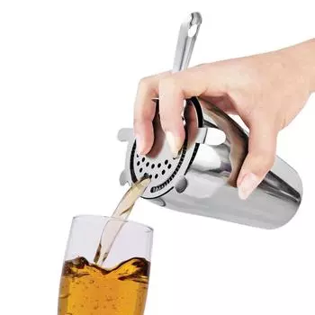 Bar Tools Cocktail Shaker Bar Accessories Stainless Steel Ice Strainer Filter серебряный