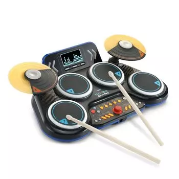 Барабанный пэд VTech Kidi Star, черный. чёрный