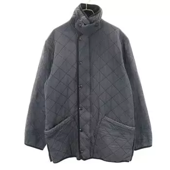 Barbour Quilted jacket Navy Double zip Men s Used
