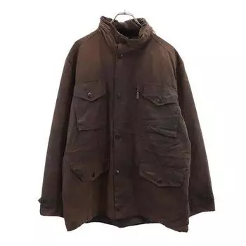 Barbour SAPPER oiled jacket L Brown wax Men s Used