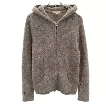 BAREFOOT DREAMS Long sleeve Bore jacket S gray Fluffy hoodie Men s Used