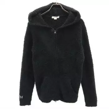 BAREFOOT DREAMS Long sleeve Bore Zip hoodie M black Room wear Men s Used