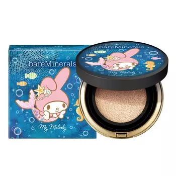 bareMinerals Bare Minerals Original Pure Serum Cover Up Cushion Sanrio Collaboration My Melo Mermaid Package Fair 01 Bright Pink SPF 40 11 г (А ММ)