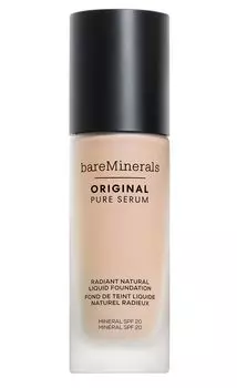 bareMinerals Bare Minerals Original Pure Serum Liquid Foundation Fair Cool 1 Bright Pink 30 мл Serum Liquid Foundation (SPF20 PA++)