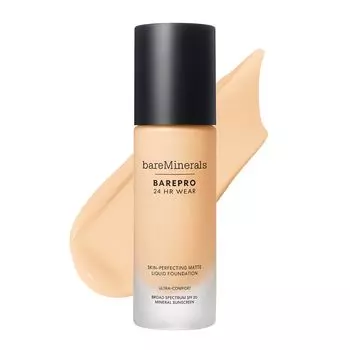 bareMinerals bareMinerals Bare Pro 24HR Liquid Foundation Fair 15 Warm Slightly Bright Ocher Type 30mL (SPF20 PA++)