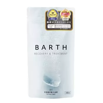 BARTH Bath Neutral Bicarbonate Bath Salts 9 Tablets Small Gift Sweating High Concentration Bath Beautiful Skin (3 times) [Quasi-drug]