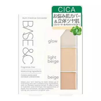 BASE&C Multi Creative Concealer 3.8g CICA Concealer Palette Highlight Touch-up