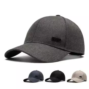 Baseball Cap Retro Middle-Aged Men s Cap Sunshade Hat Outdoor Sunscreen Hat хаки