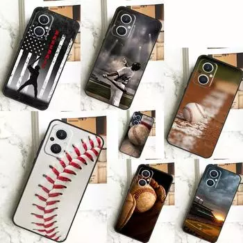 Baseball Case For OPPO Reno 4Z 5Z 8T 10 Pro 11 F 4 6 7 8 5 Lite OPPO Find X6 X5 Pro X2 X3 Lite Cover OPPO Reno11