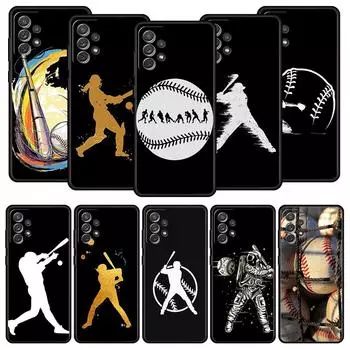 Baseball Phone Case For Samsung Galaxy A13 A51 A71 A41 A31 A21S A11 A01 A03S A12 A32 A52 A22 A23 A33 A53 A73 5G Soft Cover Samsung A53 5G