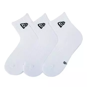 Baseball Socks SOCKS ANKLE 3PAIRS 11531693 White Japan 2325 [New Era] [Unisex] (FREE Size)