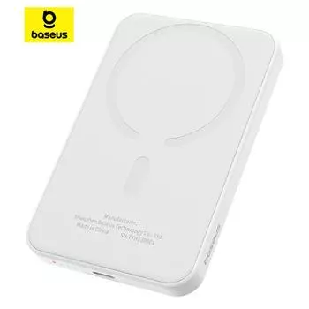 Baseus Magnetic Mini Wireless Fast Charge Power Bank 5000mAh 20W для iPhone 13-16 серии фиолетовый