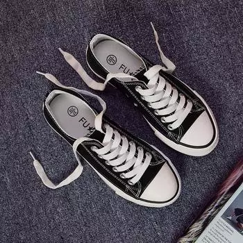 Базовые туфли Evergreen Canvas, женские туфли из вулканизированной резины, студенческие тканевые туфли с низким верхом и легким воротом 35 красный