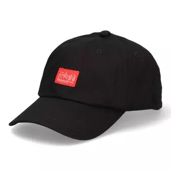 Basic Logo Black Twill Cap Large Size BASIC TWILL CAP [Manhattan Portage] (60cm)