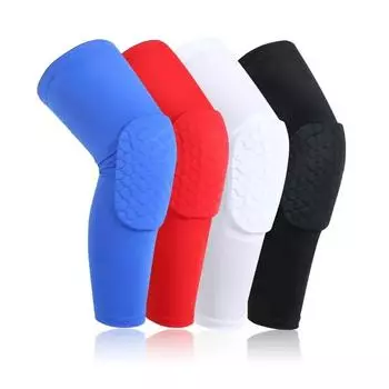 Basketball Volleyball Knee Pads Honeycomb Foam Support Compression Leg Sleeve Knee Brace Support Sport Kneepad Fitness Equipmet M
