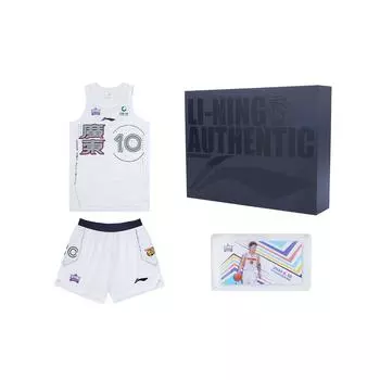 Баскетбольная майка Li Ning CBA All-Star Series Player Edition South District Guangdong Team Zhao Rui 10, мужская, белая, P222217001V5 M