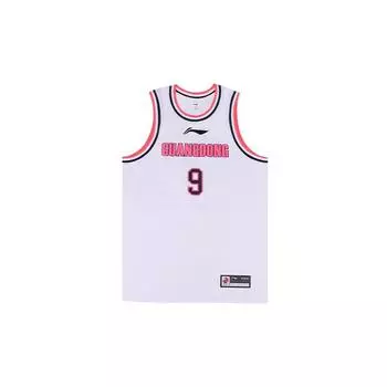 Баскетбольная майка Li Ning Cba Series Professional, удобная, с круглым вырезом, мужская, белая AAYTA05-1 S