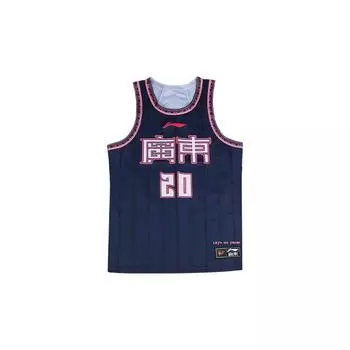 Баскетбольная майка Li Ning Cba серии Professional Letter с круглым вырезом, удобная, универсальная, дышащая, без рукавов, мужская майка для баскетбола AAYTB07-1 M