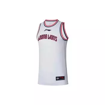 Баскетбольная майка Li Ning Professional Basketball Series CBA Competition Breathable для мужчин, белая AAYR483-1 L