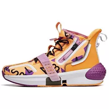 Баскетбольные кроссовки Anta Dragon Ball Super X Master Roshi High-Top мужские кроссовки оранжево-желтые 112011619-8 39