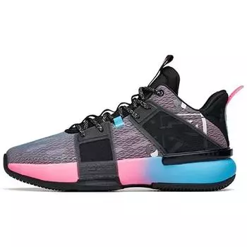 Баскетбольные кроссовки Anta Shock 3 High-Top женские баскетбольные кроссовки черные розовые синие 112131605S-1 39