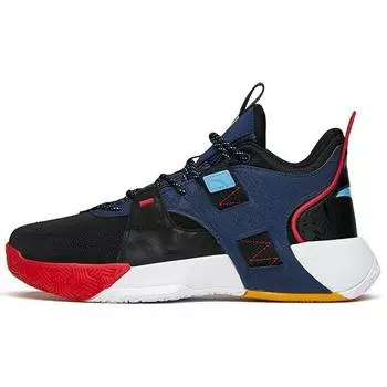 Баскетбольные кроссовки Anta Speedy 2 Comfortable Durable Low-Top мужские кроссовки Black Blue 112141606-7 44.5