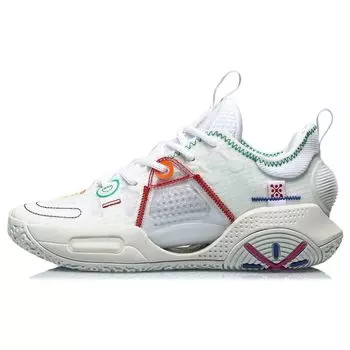 Баскетбольные кроссовки Li Ning All City 9 V1.5 для детей, белые, красные, ABPR033-3 35.5