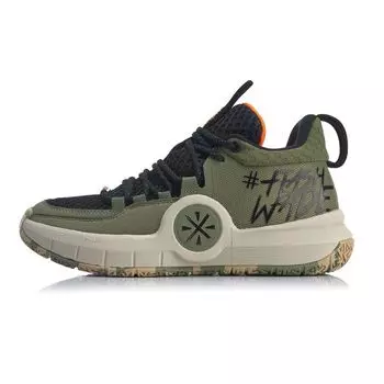 Баскетбольные кроссовки Li Ning All Day 4 Low мужские кроссовки милитари-зеленый ABPP025-5 42
